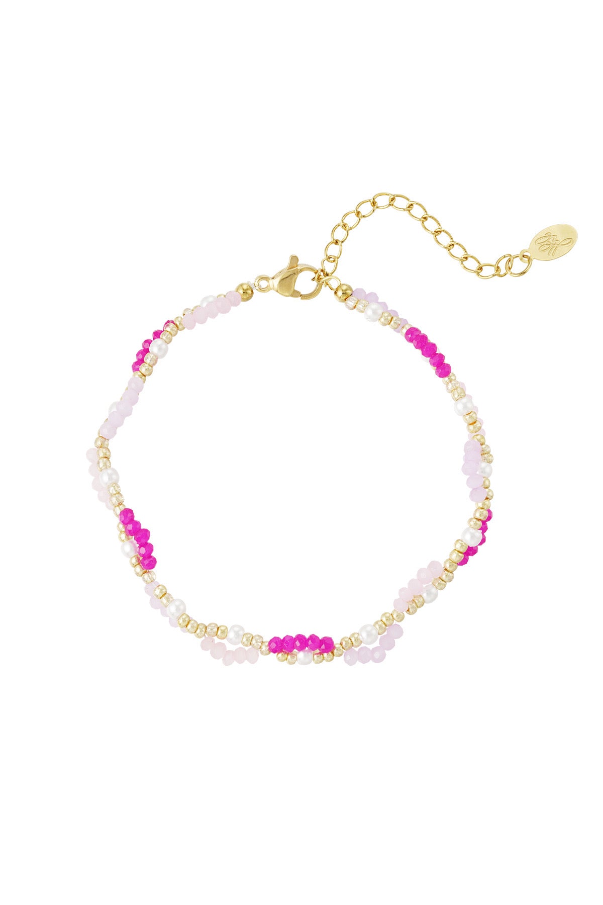 Wave Bracelet -Rosy-