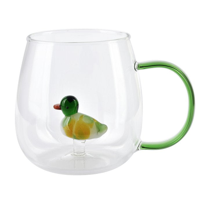 Maxi Happy Glass Mug Stockente Sanni