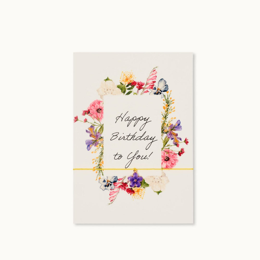 Wunscharmband Happy Birthday to you!