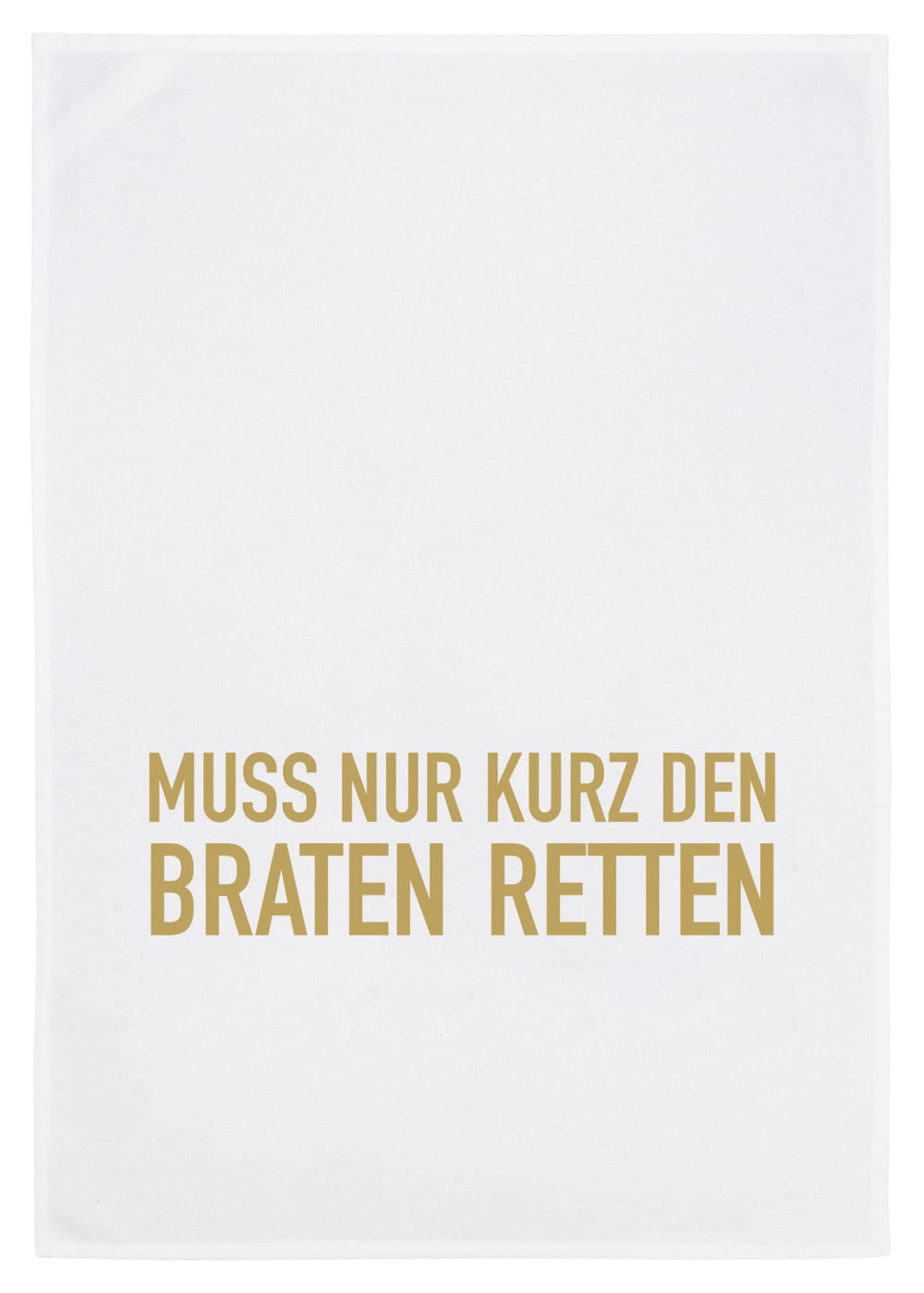 Geschirrtuch Braten retten