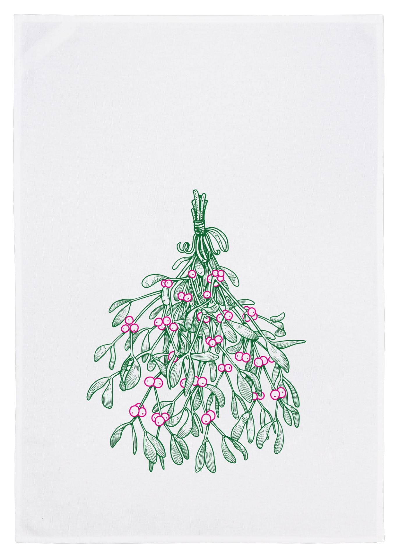 Geschirrtuch Mistelzweig