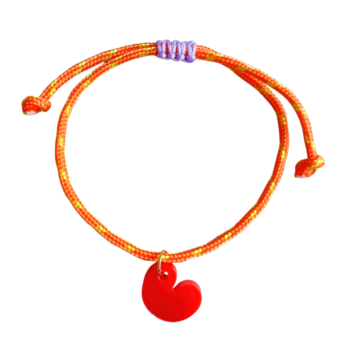 Lumen Charm Bracelet orange/rot