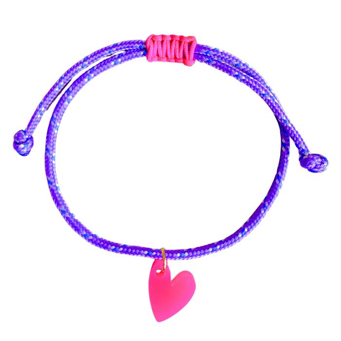 Lumen Charm Bracelet lila/pink