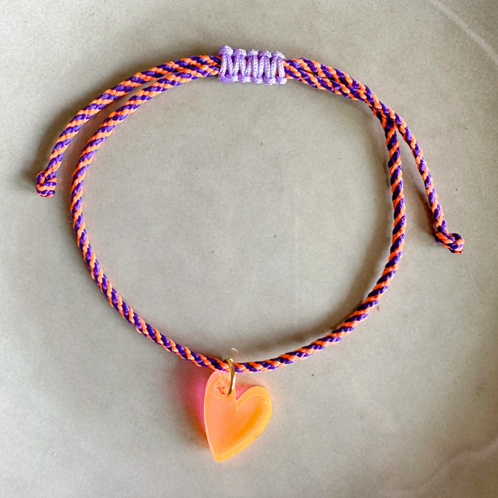 Lumen Charm Bracelet lila/orange