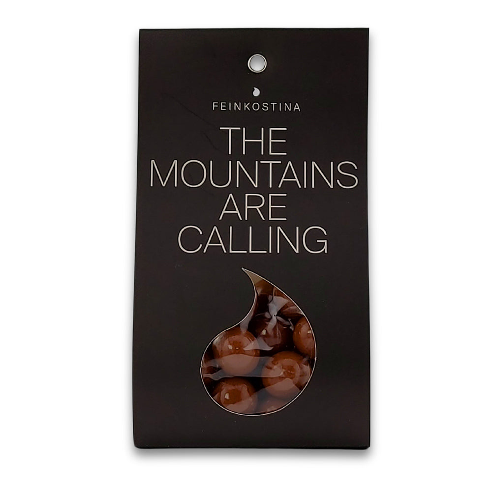 The mountains are calling - Haselnuss Dragees mit Milchschokolade