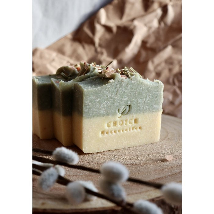 Naturseife "Lemongrass" mit Himalayasalz, vegan, palmölfrei