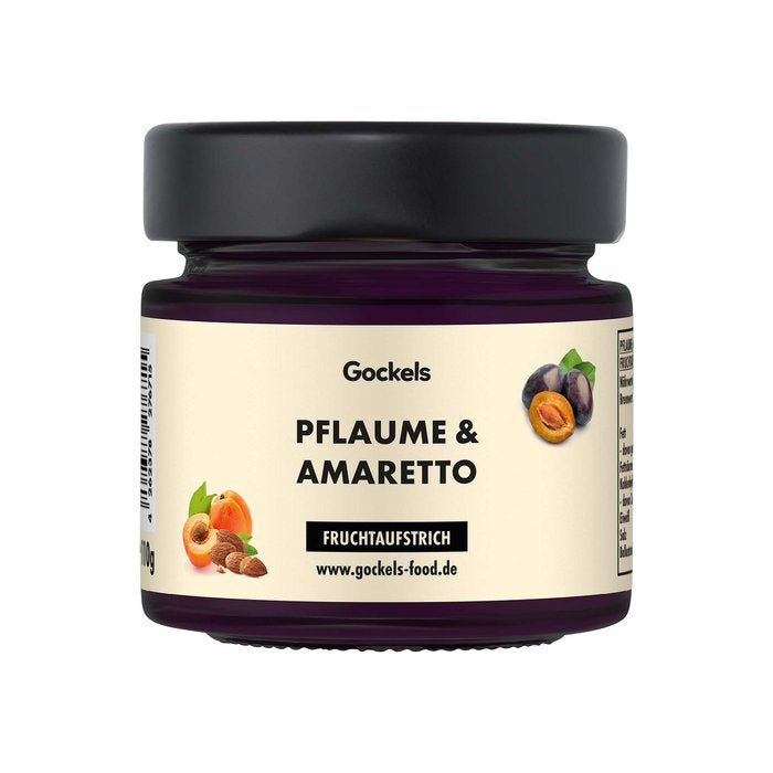 Fruchtaufstrich Pflaume & Amaretto – Fruchtig-nussiger Genuss im Glas