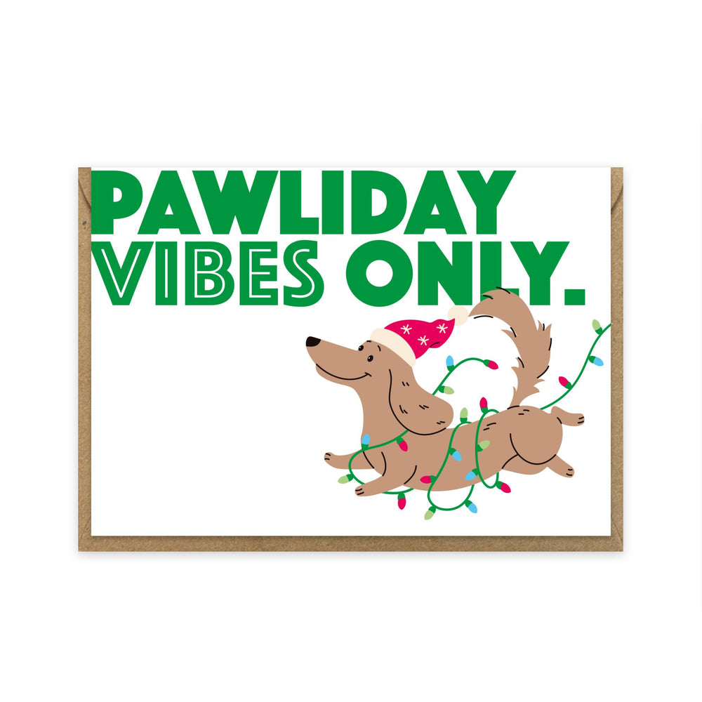 Postkarte Pawliday Vibes…