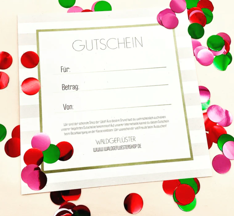 Waldgeflüster - Der Store Geschenkgutschein