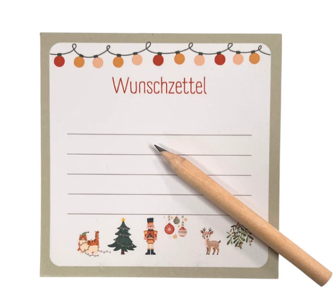 Wunschzettel Block Set