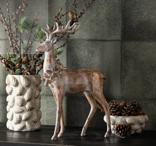 Deko Schale Tannenzapfen aus Porzellan