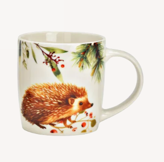 Becher Igel Dekor aus Porzellan