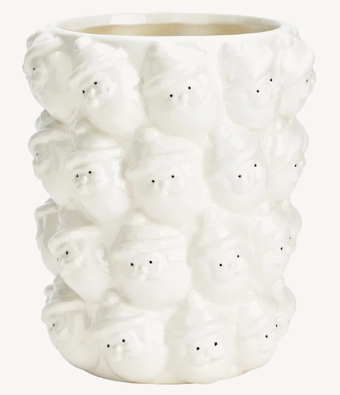 Vase Nikolaus Dekor aus Keramik