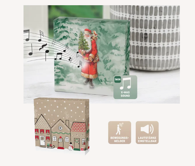 Soundbox Weihnachten 2 verschiedene Sounds, 2 Motive