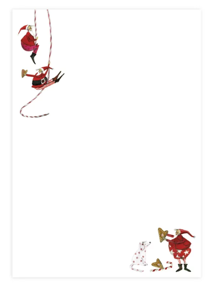 Briefset Wichtel an Schnüren