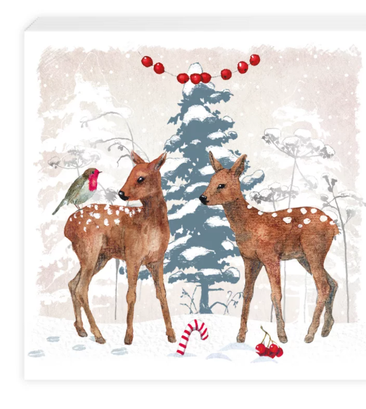 Cocktailserviette Weihnachtswald