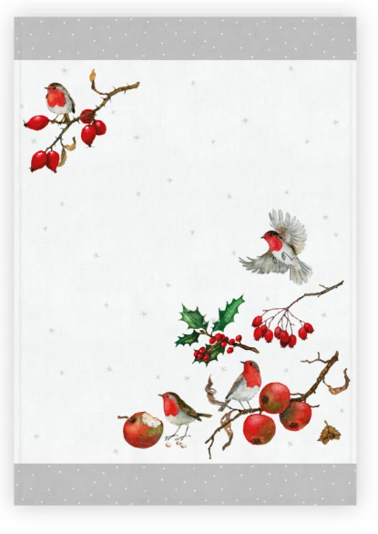 Geschirrtuch Frostige Beeren