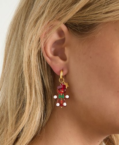 Christmas Earrings Gingerbread