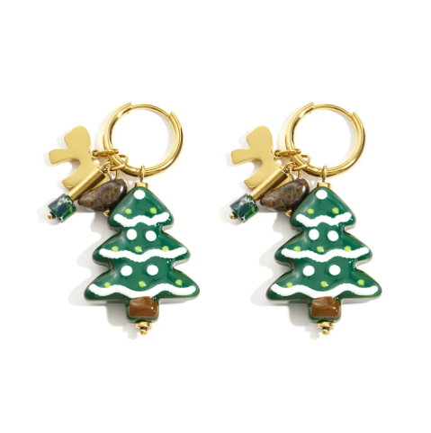 Christmas Earrings Christmas Tree