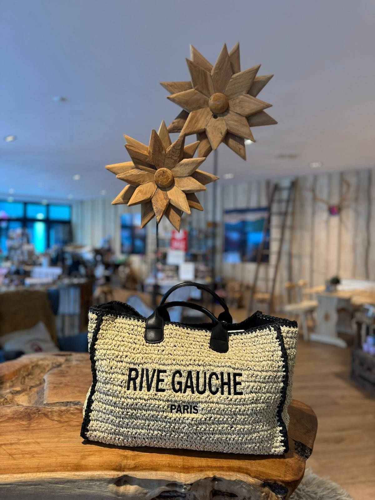 Rive Gauche Signature Collection Bag - Beach Bag Big Noir -