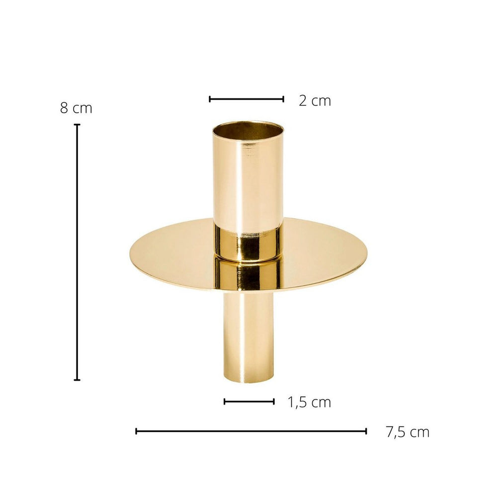 Kerzenhalter Flaschenaufsatz gold