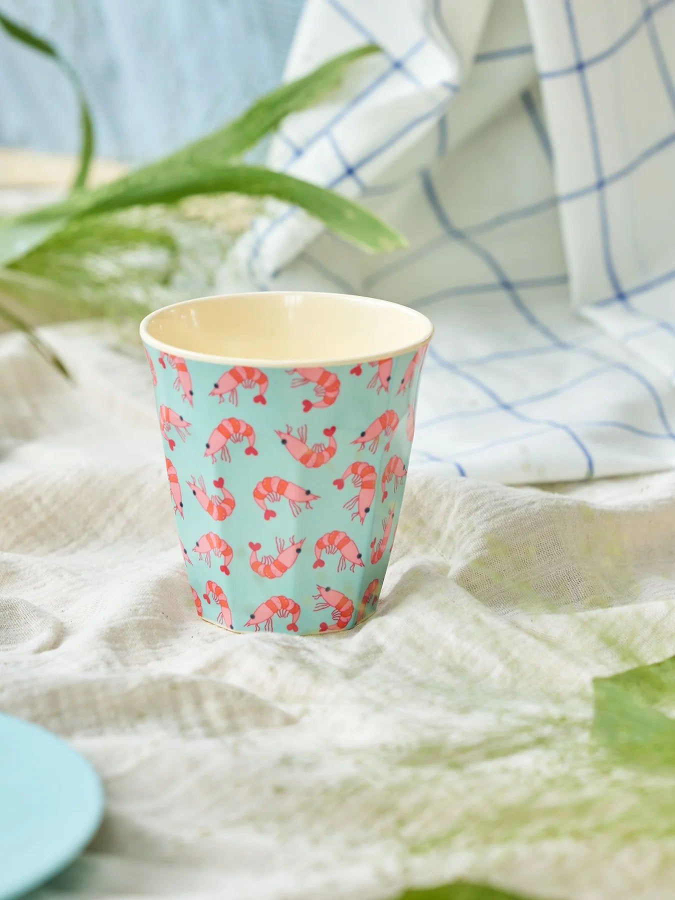Mittelgroße Becher - Mint - Shrimp