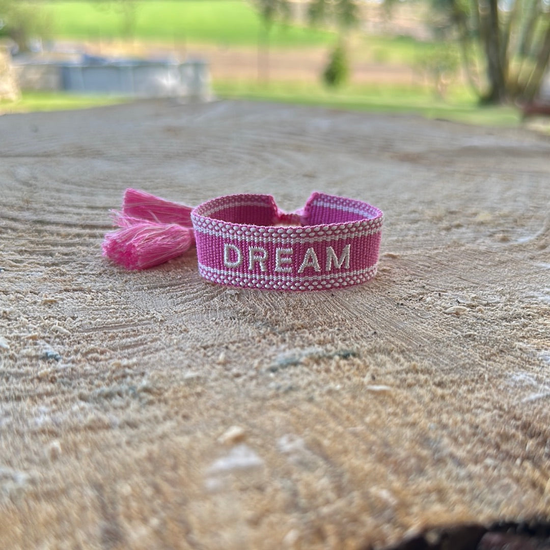 Statement Armband -Dream/pink weiß-