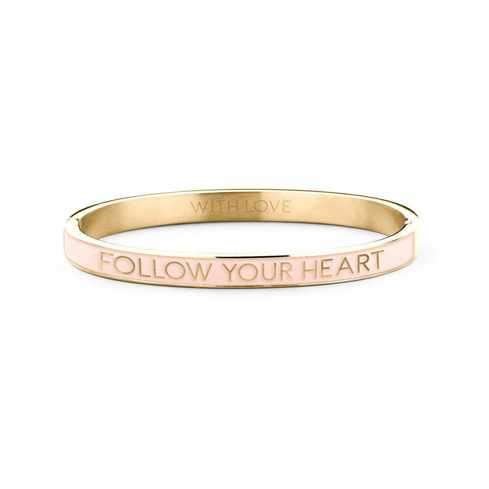 Follow your Heart (rosa/gold)
