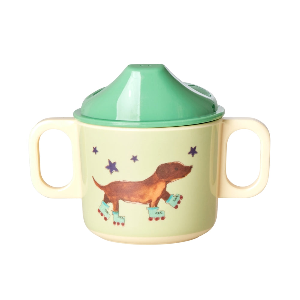 Happy Party Doggy Kids Trinklernbecher -Green-