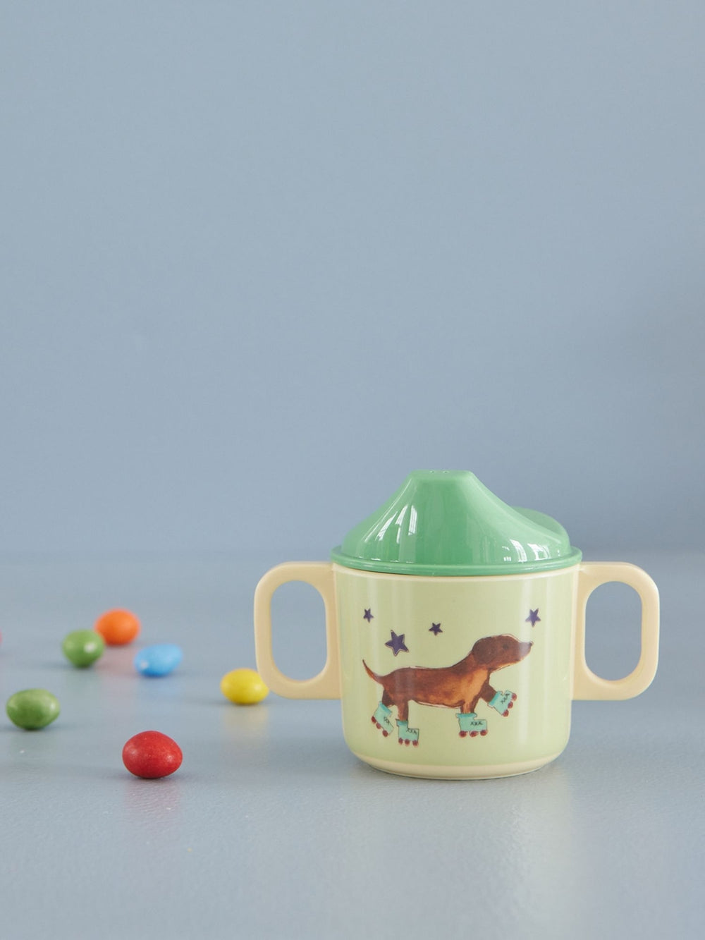 Happy Party Doggy Kids Trinklernbecher -Green-