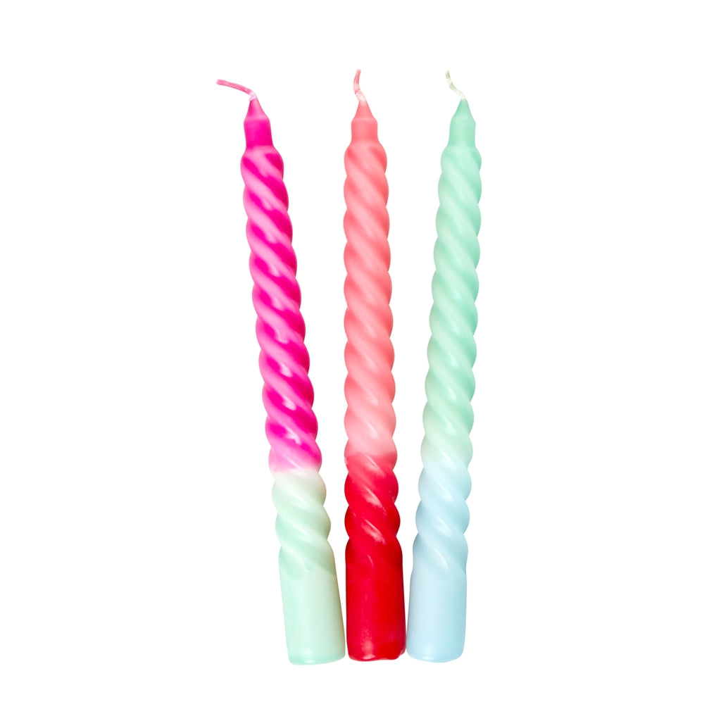 Happy Twisted Candles