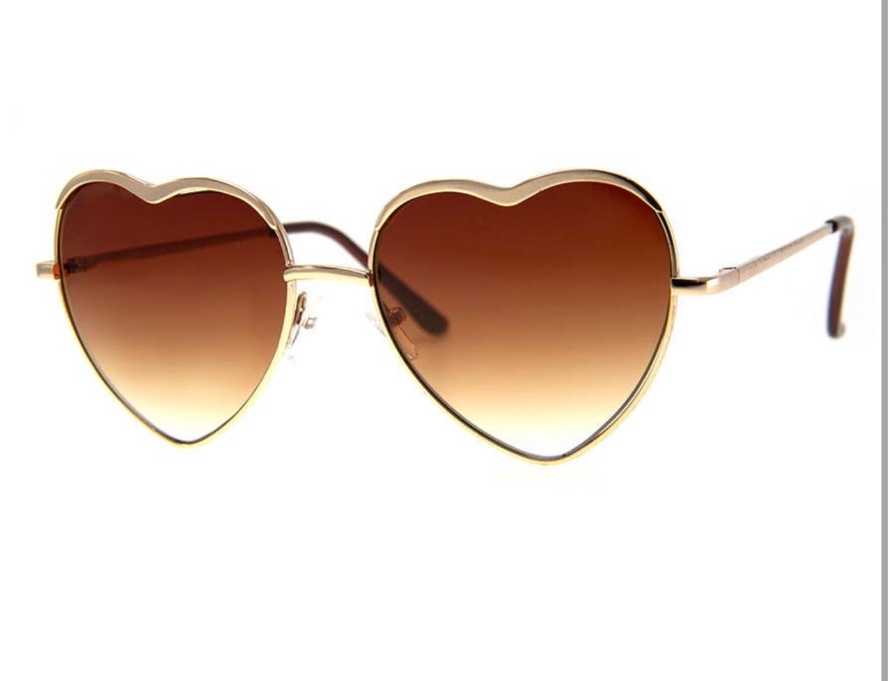 Classy Eyewear -Holy Goldy Heart-