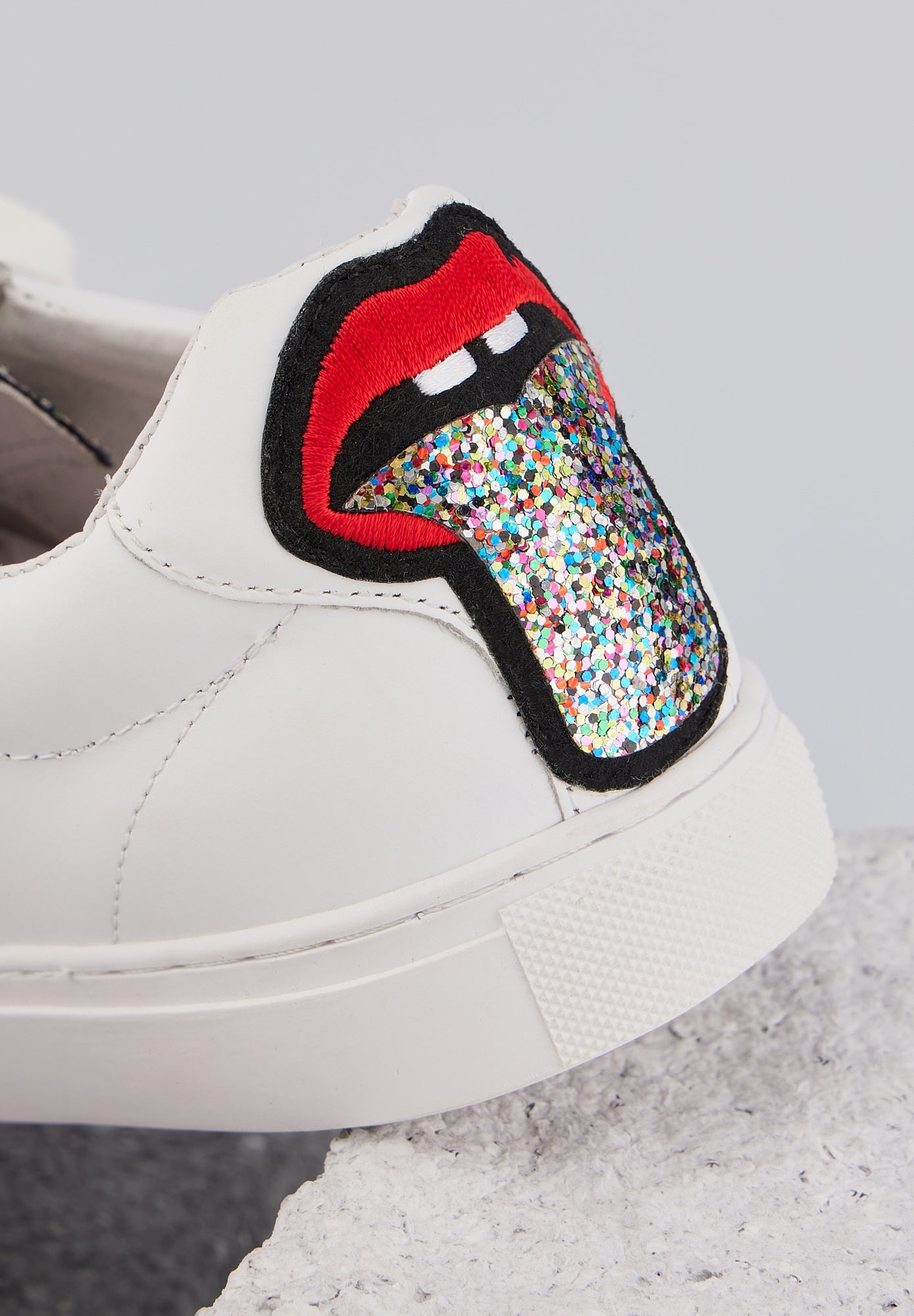 Glitter Tongue Sneaker