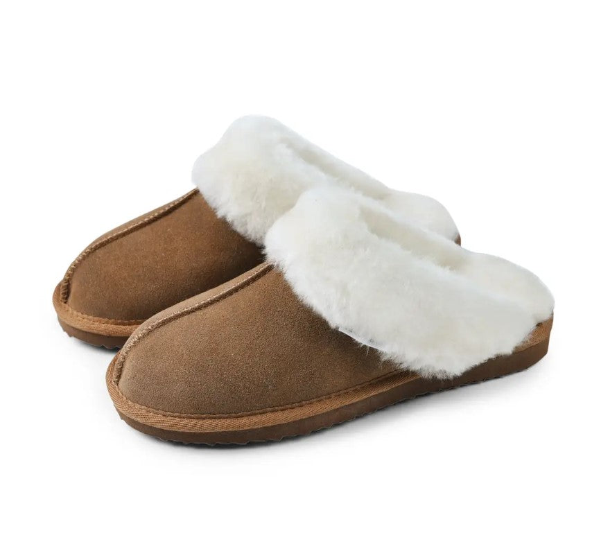 Sheepskin Slipper -chestnut-