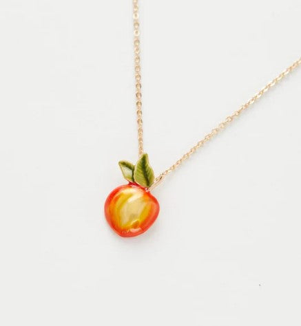 Forest Collection Apple Necklace -short-