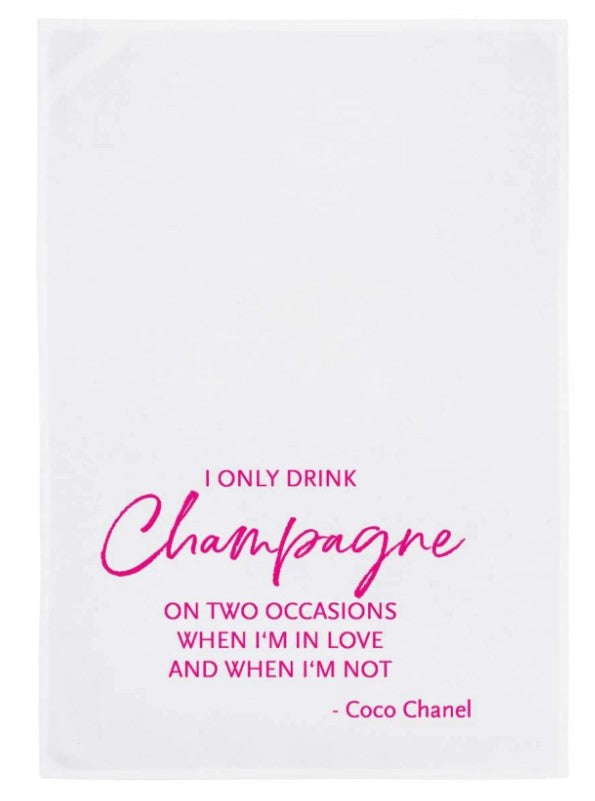 Geschirrtuch Champagne
