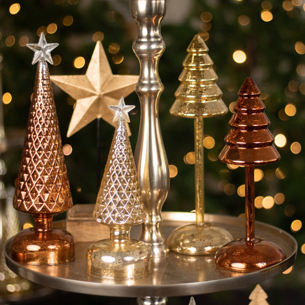 LED Weihnachtsbaum 30cm -gold-