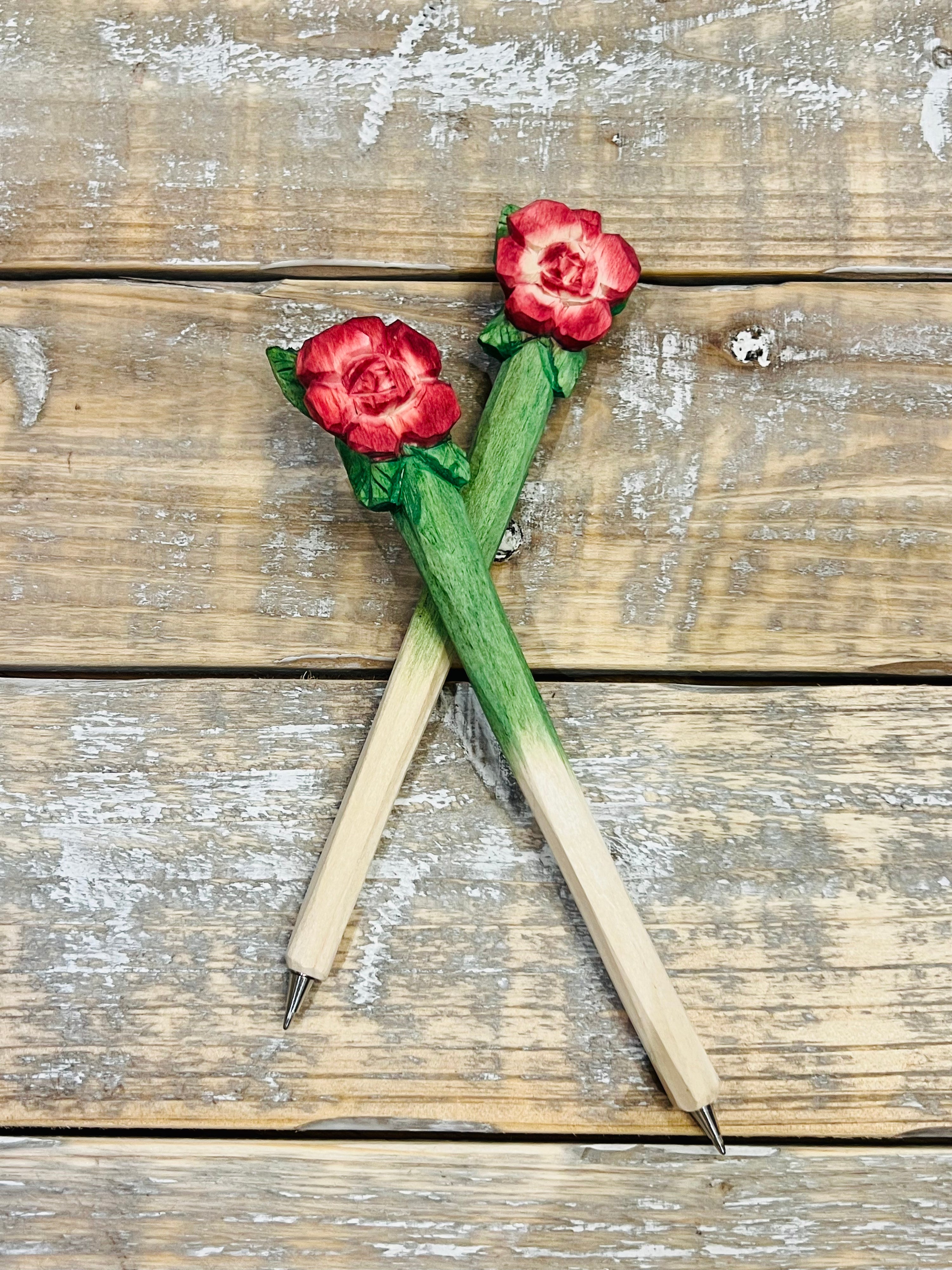 Woody the Ball Pen -Rose-