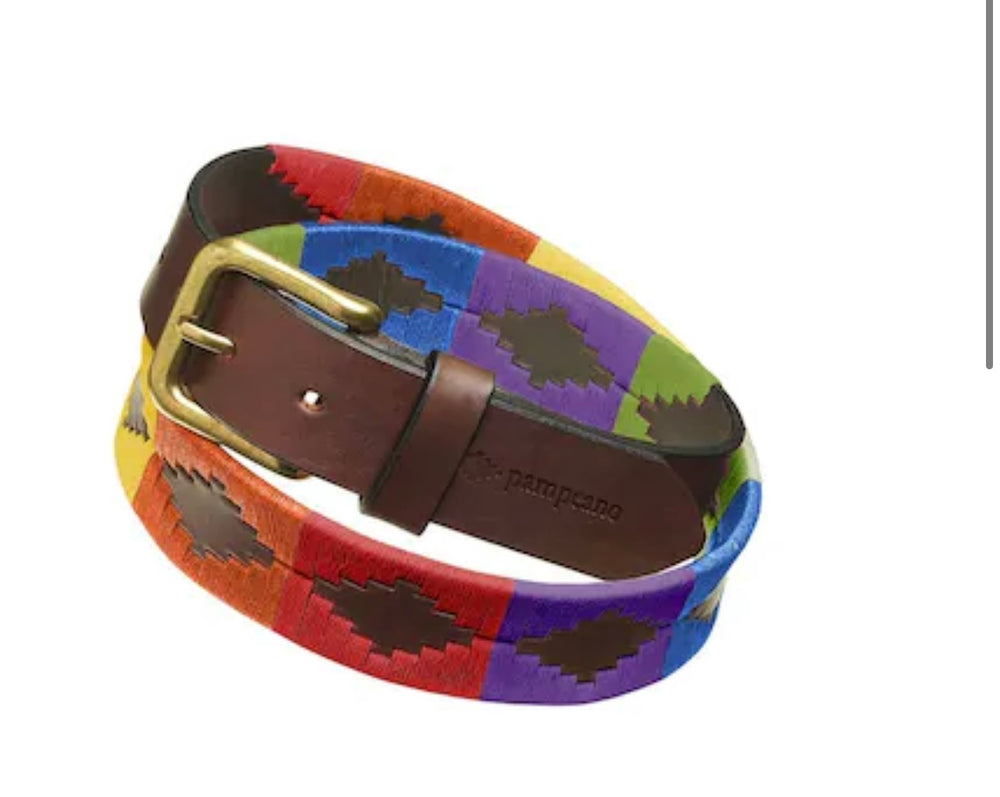 Pampeano Polo Belt RAINBOW