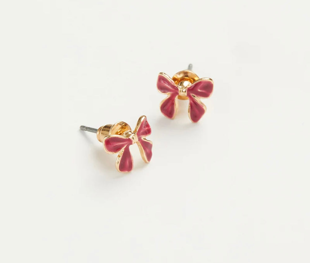 Forest Collection Bow Earrings
