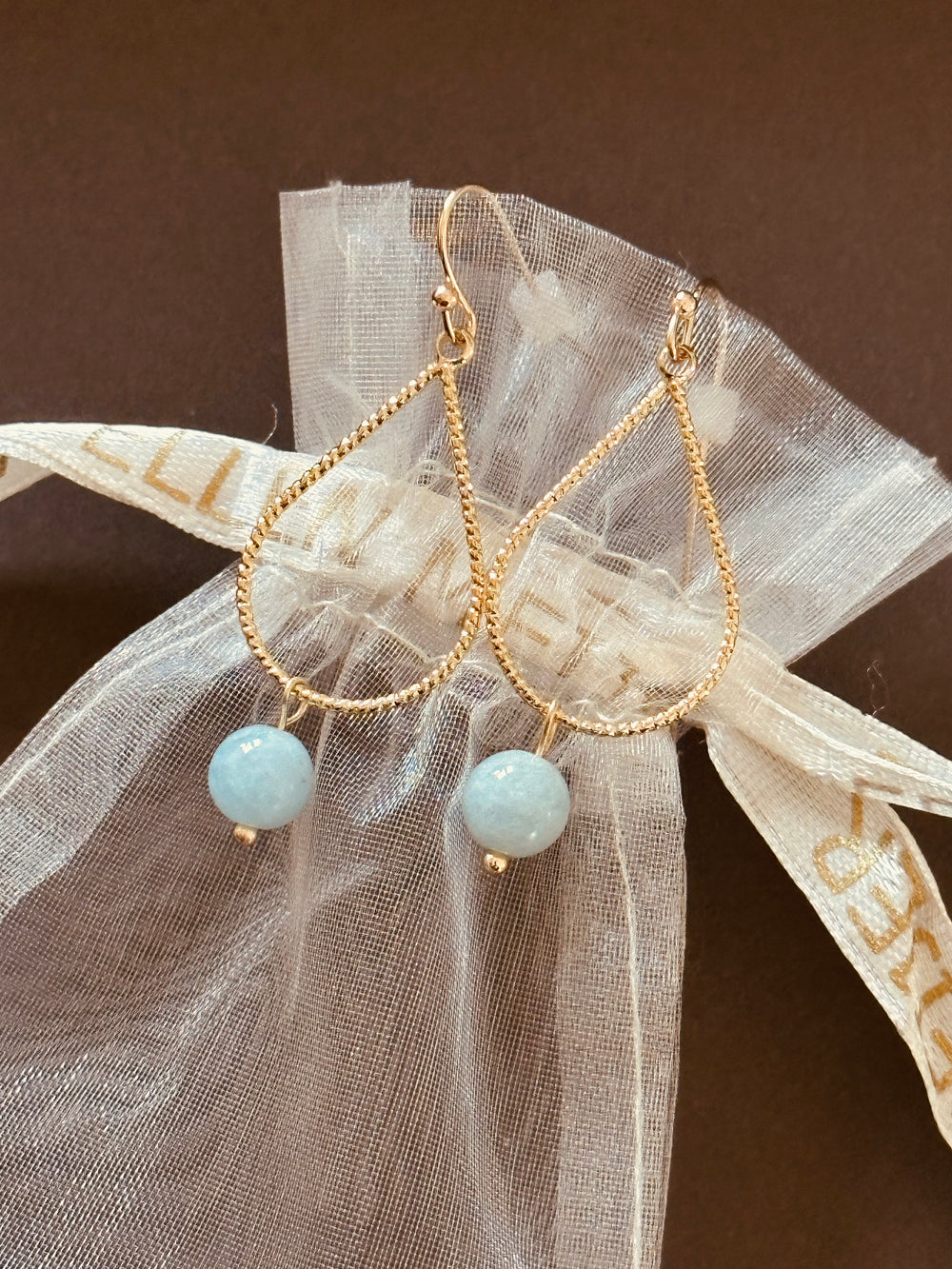 Happy Earrings Silent Seablue