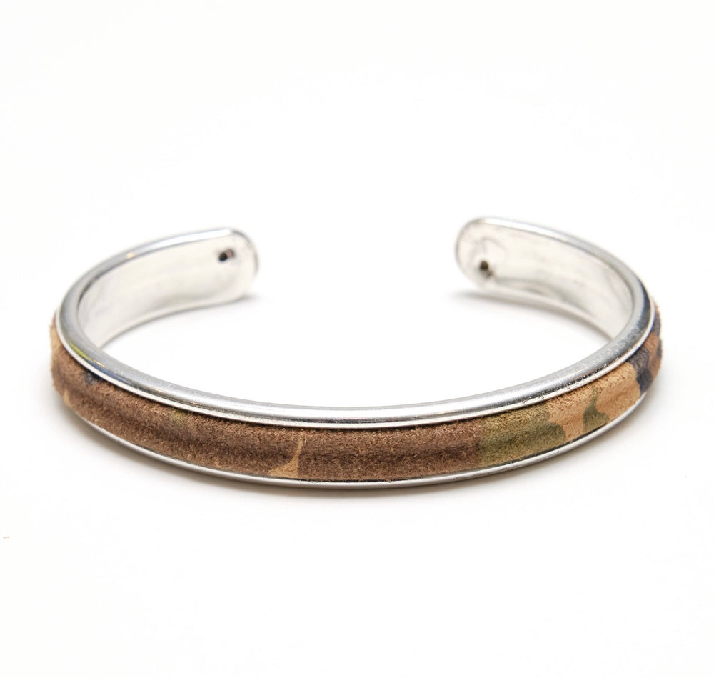 The silver Camo Bangle