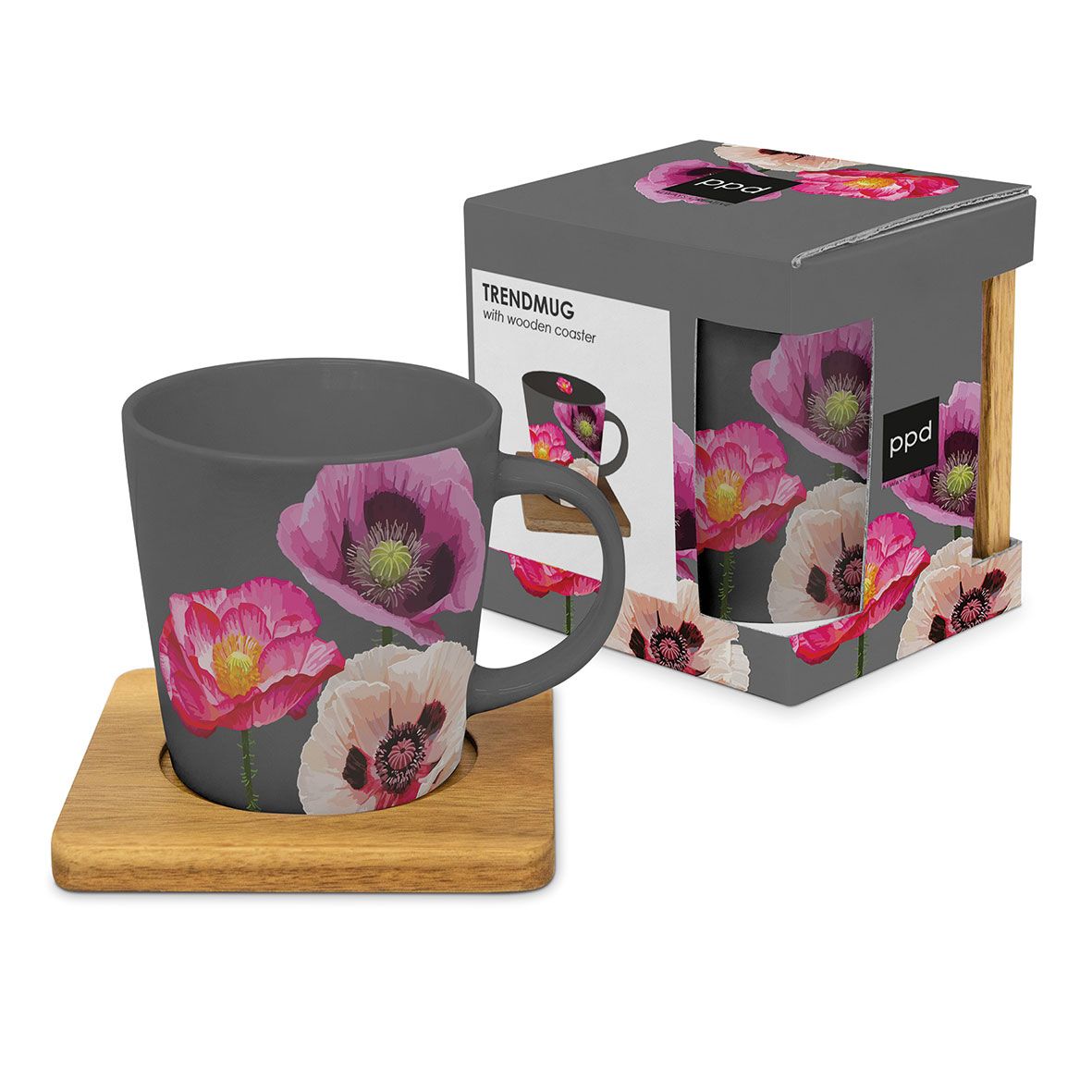 Kaffeebecher Happy Poppies