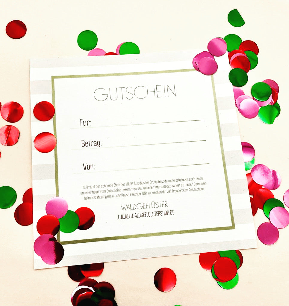 Geschenkgutschein -Betrag wählbar-