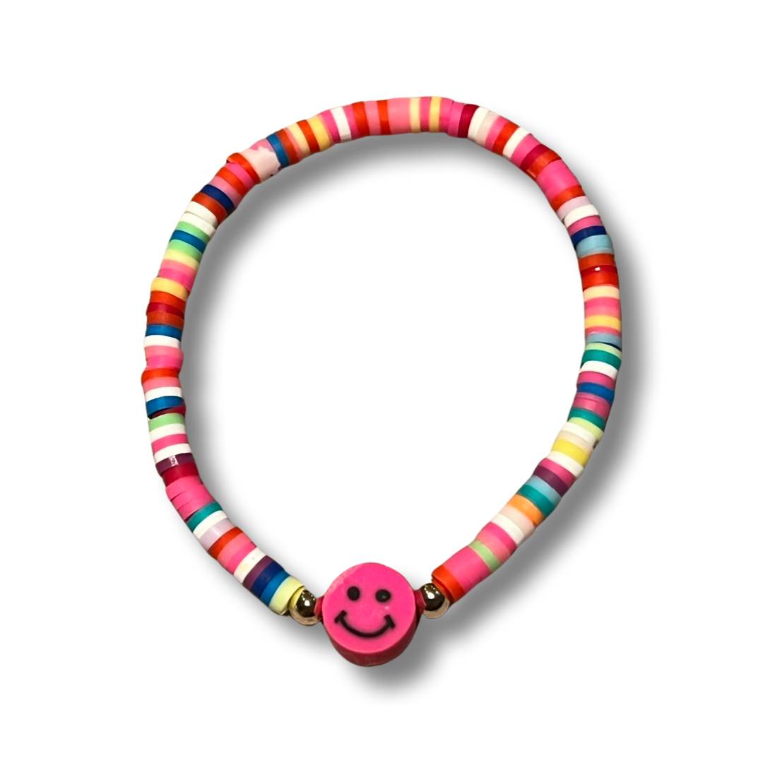 Happy Bracelets Give me a Smile -Pink-