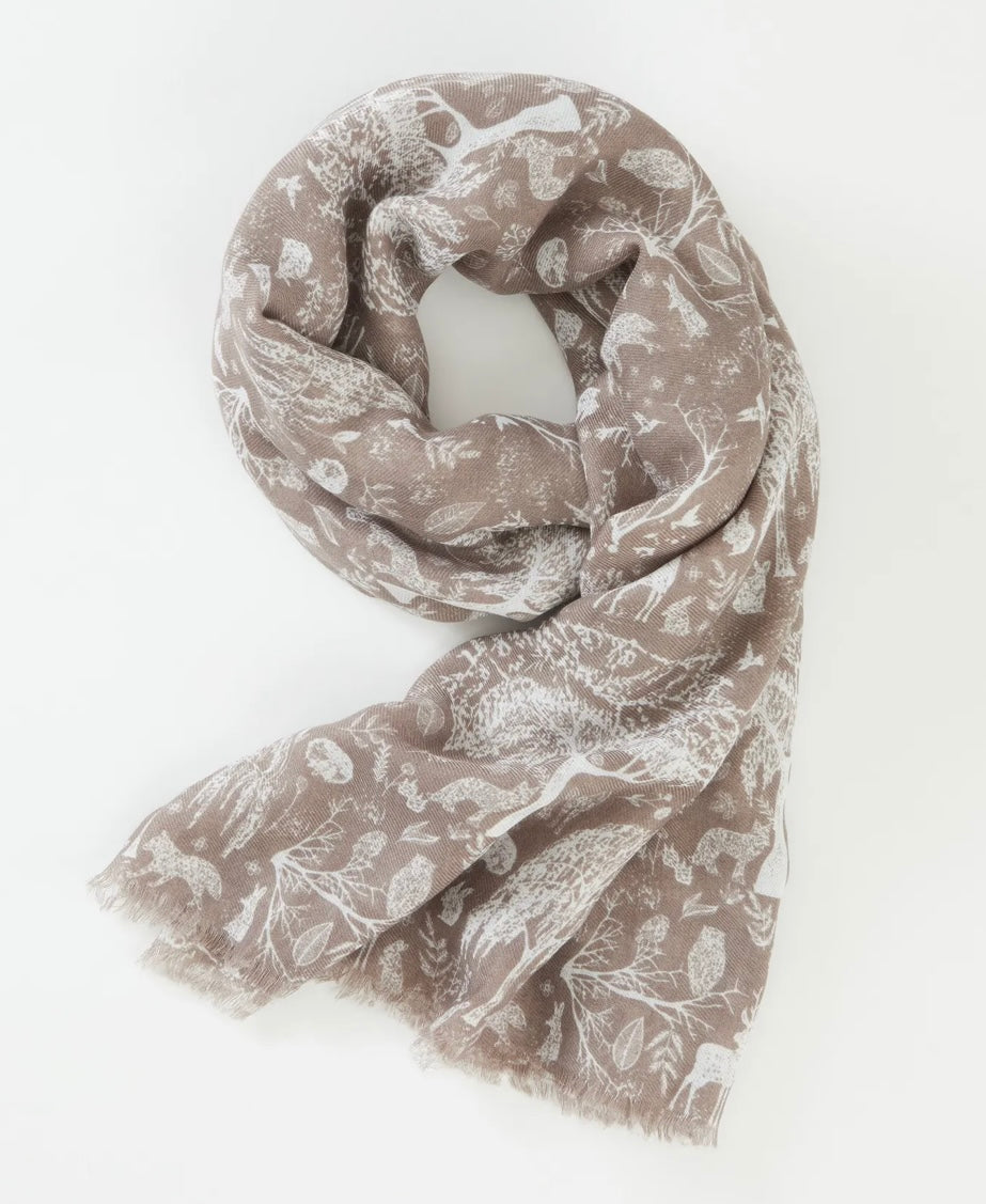 Forest Collection Scarf Beige