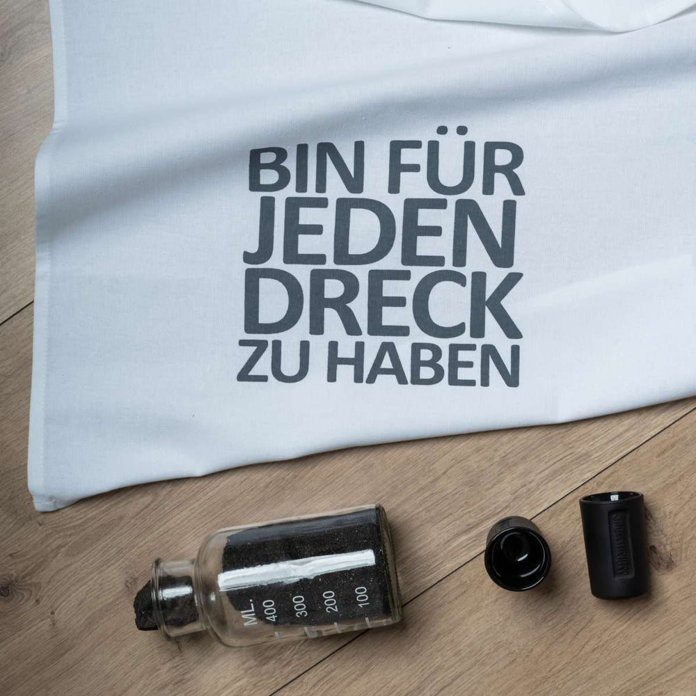 Geschirrtuch Bin für jeden Dreck zu haben