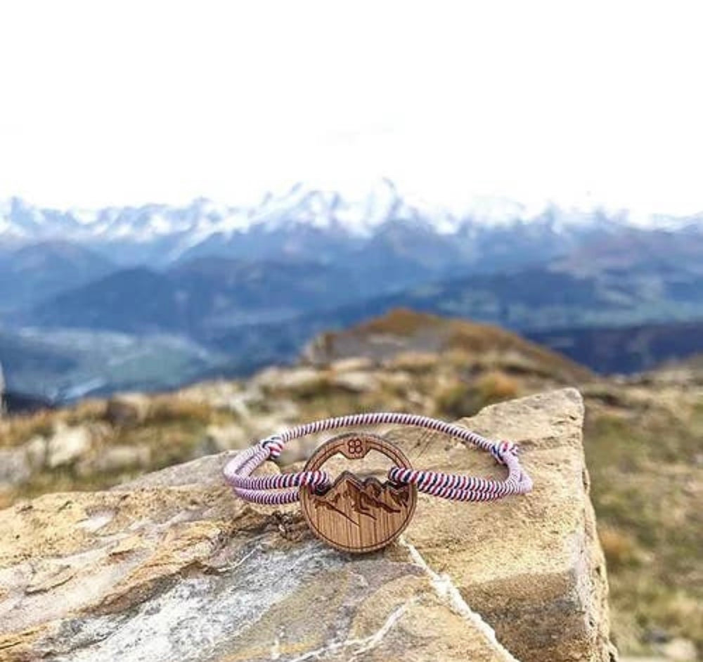 Chez soi en montagne Bergliebe (dreifarbig rot/weiß/blau)