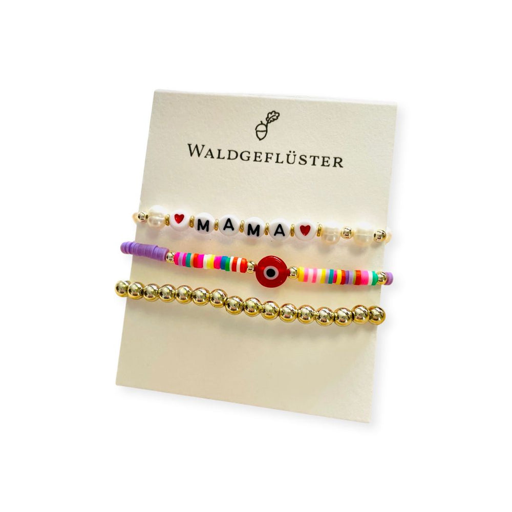 Happy Bracelet Set -MAMA-