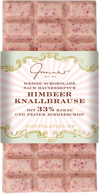 Weiße Himbeer Knallbrause